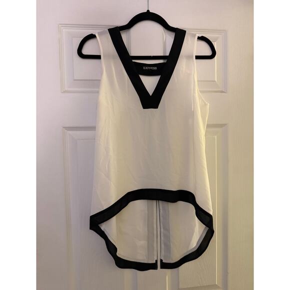 White sheer top from express size small - Picture 2 of 6